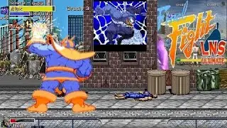 JOGANDO FINAL FIGHT LNS ULTIMATE [OPENBOR GAMEPLAY-THANOS, VENON E MAIS]!!THANOS WINS!!#8