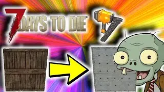 7 Days To Die - HOW TO UPGRADE WOOD FRAME and MORE