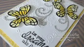 Floral Flutter Dies & Stamps Card 2