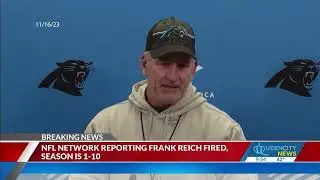 Panthers Fire Frank Reich 11/27
