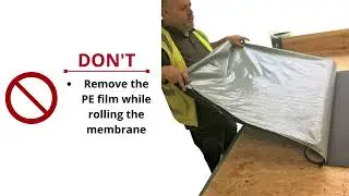 RESITRIX SKW EPDM Membrane Installation   Do's & Dont's Video