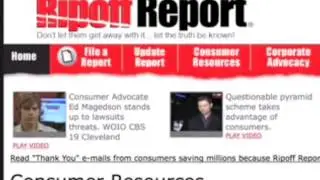 Been Ripped off or scammed? File a report on Ripoff Report