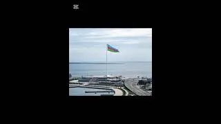 Detail on Azerbhaijan flag #youtuber #facts #travel