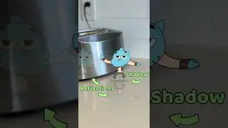 How to Merge Animation with IRL Video 🎥💙 Gumball Style! #flipaclip #animationapp #animate