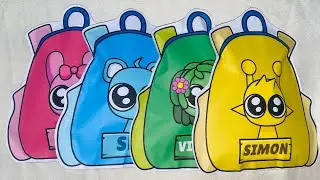 SPRUNKI SCHOOL SUPPLIES BLIND BAGS COMPILATION. pinki, sky, simon, vineria edition #sprunki