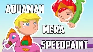 Aquaman & Mera [SPEEDPAINT] iPad Pro - Precreate