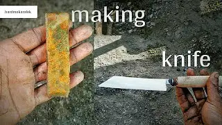 Making Knife From Iron | Random Hands