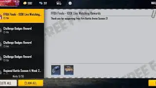Free fire FFB final reward