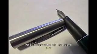 Parker Frontier Fountain Pen - Green Barrel | Like New Condition | Collectible Pen Review