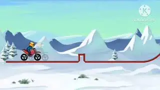 #Single player Bike racing in Arctic#viralgames #games #different #bike #kidszone #
