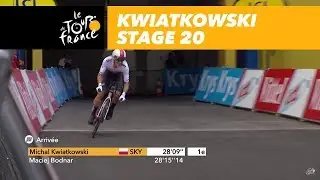 Kwiatkowski's finish - Stage 20 - Tour de France 2017