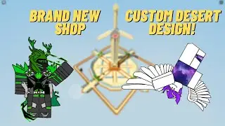 New Custom Desert Shop Design! Roblox Islands! Feat, ValkedZ And Don D