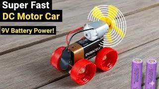New dc motor car 🚗🚗🚗 homemade meking/real/घर पर बनाएं#experimentajay