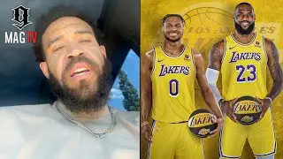 Javale McGee Reacts To Lebron's Son Bronny Being Selected By The Lakers With The 55th Pick! 🏀