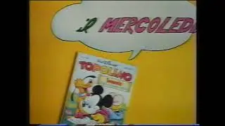 Pubblicit&agrave; Fumetti Disney Anni '90