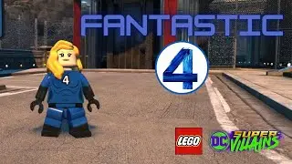 How to make Invisible Woman | Fantastic Four |  LEGO DC Super Villains