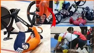 Horrifying Crash 🔴 at the Olympic Velodrome Left Three Female Cyclists Injured in a Keirin Event