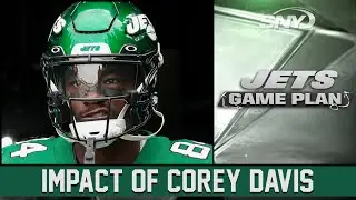 How important is Corey Davis to the Jets' offense? | Jets Game Plan | SNY