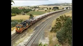 First run of the Great South Pacific Express to Canberra - January 2001