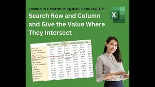 Поиск в таблице по критериям строк и столбцов с использованием INDEX и MATCH