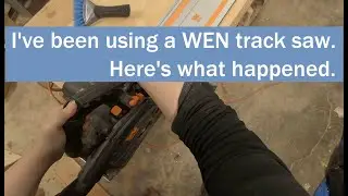The WEN track saw.  #budgettools #beginnerwoodworking #woodworking #nomusic #notalking