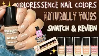 💅 Nude Perfection! Coloressence 'Naturally Yours' Nail Polish Swatches + Honest Review 🌸