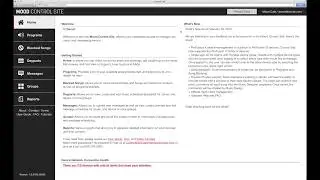 Mood Control Site: Logging In