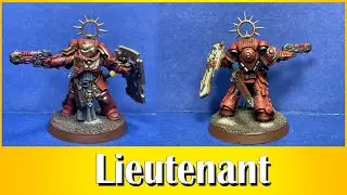Joyful Painting - Blood Angels - Lieutenant - Last try for Blood Angels Scheme