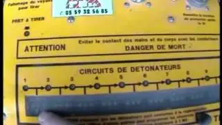 Exploseur séquentiel-carrière de granulat-maitrise des vibrations-Tir de mine-Carriére d'extraction