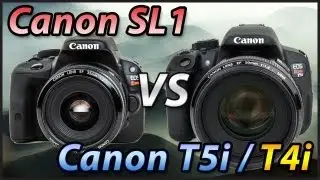 Canon SL1 vs T5i / T4i Comparison Review | Tutorial Training Video