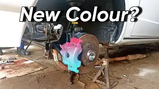 Respraying Brake Calipers (A Massive Improvement) - VW MK1 build