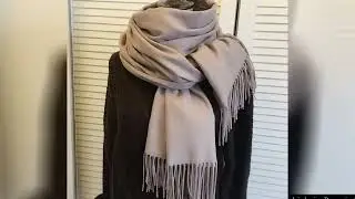 Winter Female Scarf Cashmere Shawls Wraps Women Solid Long Hijab Stoles Pashmina Bufanda Tassel Autu
