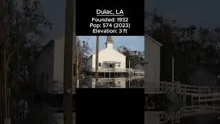 Random US Towns: Dulac, LA #shorts