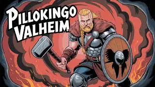 Pillo Kingo @psrob   contro DUE GOLEM nelle montagne di VALHEIM
