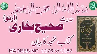 Sahih Bukhari HADEES NO 1176 to 1187in Urdu | Hadis Nabvi Saw In Urdu | Nabi ki batain urdu status