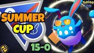 15-0 UNBEATABLE TEAM IN SUMMER CUP POKEMON GO BATTLE LEAGUE