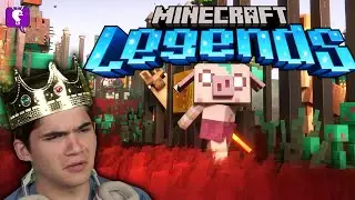 Emperor Pig Plays Minecraft Legends on HobbyFamilyTV