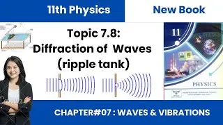 Diffraction of wave & Ripple tank Class 11 || 11th Class Physics New Book Unit 7 wave & vibration