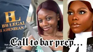 CALL TO BAR PREPARATION: VLOG | FITTING | FINAL CLEARANCE | CALL TO BAR PHOTOSHOOT | Ep. 9 Nls diary