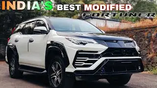 INDIA'S BEST MODIFIED FORTUNER WITH LAMBORGHINI URUS LOOK...!!!AMOTRIZ LUMGA BODYKIT LAUNCH
