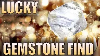 child finds diamond - kids treasure hunting - Kid finds diamond - gem exploration for kids - gems