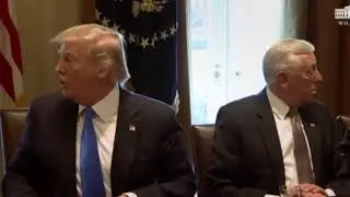 Trump gets HEATED when Confronted on his Beautiful Wall & Immigration