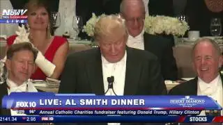 FULL: 2016 Al Smith Dinner Featuring Donald Trump and Hillary Clinton - FNN