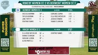 Rokeby Women CC 2 v Derwent Women CC 2