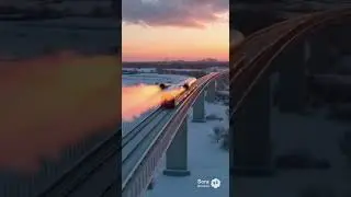 Между Москвой и Санкт-Петербургом запущена сверхскоростная железная дорога #sora2 #юмор #прикол