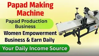 Fully automatic papad making machine !! Business idea 2025 ASVR engineering, Delhi #delhi #yt ￼￼￼