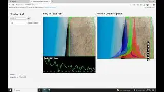 Website Heart Rate Estimation OpenCV Flask-App