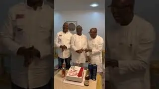 Oshiomhole Sings Birthday Song For Senator Akpakomiza