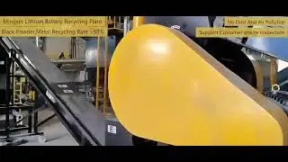 Equipment For Recycling Black Mass and Copper Aluminum From Scrap Lithium Battery