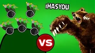 MOPE.IO BABY GORILLAS VS ANGRY BEARS !! // FUNNIEST TROLLING AND BEST MOMENTS  !?! Mope.io - iHASYOU